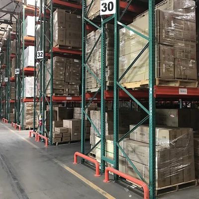 Προσαρμοσμένα ράφια αποθήκευσης αποθήκης βαρέων βαρών Ψυχρό δωμάτιο Αμερικανικό ράφιο παλέτας Teardrop Standard