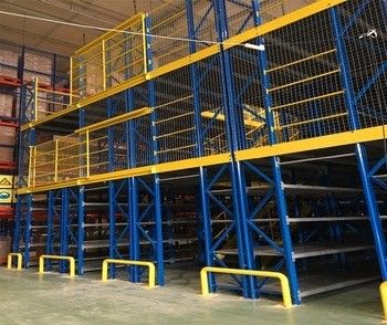 Αποθηκευτικό χάλυβα Μεζανίνη Rack Σύνθετη δομή για αποθήκευση υψηλών επιπέδων