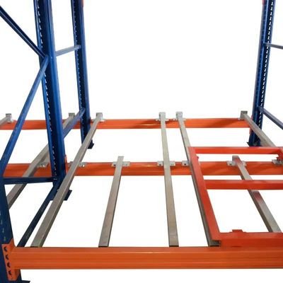 Υψηλής πυκνότητας αποθήκη Push Back Racking παλέτες εξατομικευμένο